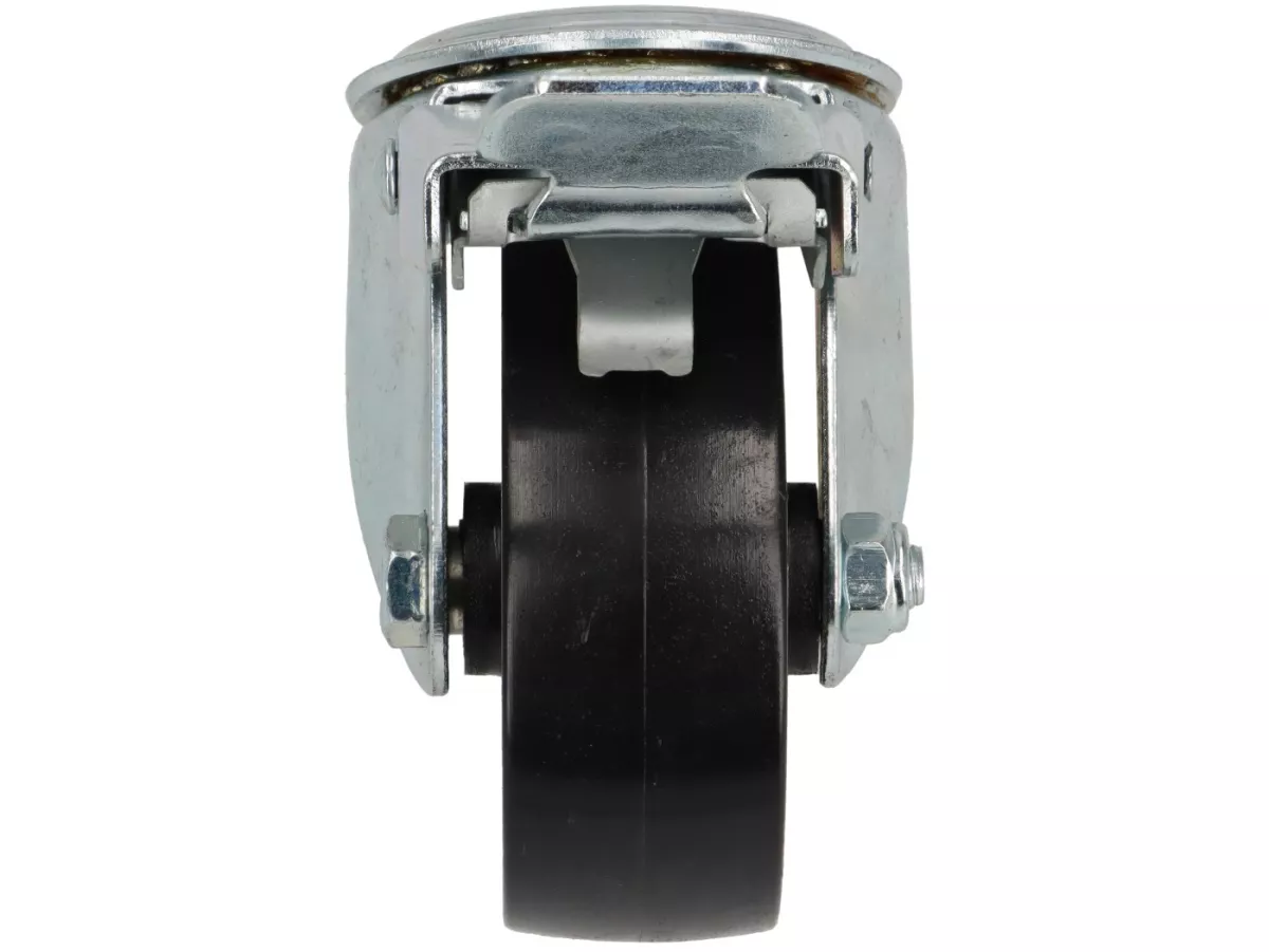 Castor, wheel, rotatable with parking brake Ø=80mm for lifting platform -FA ITALIA (7670080)- Vespa Smallframe, Largeframe, Wideframe
