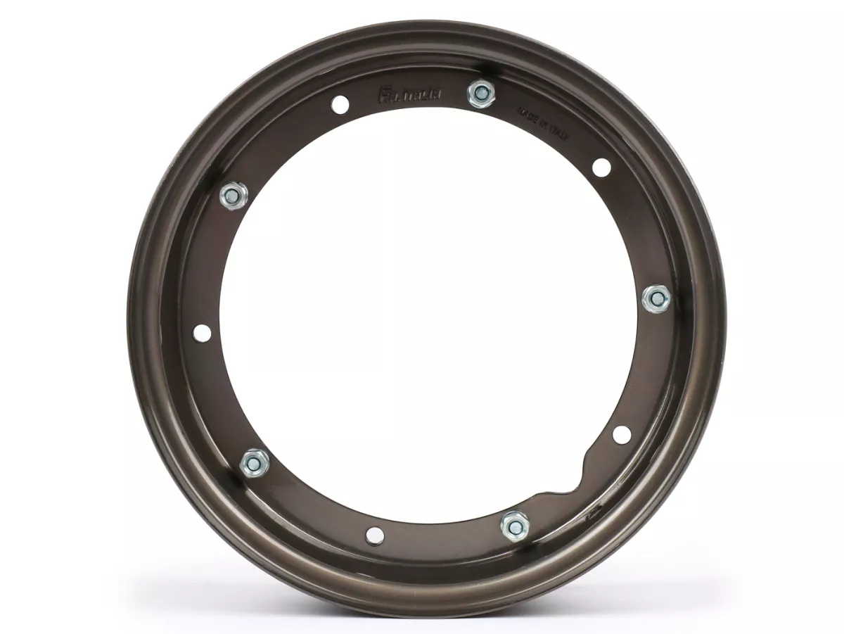Wiel -FA ITALIA 2.10-10 inch, staal- Vespa (type PX) - Vespa Smallframe V50, 50N, Special, PV, ET3, PK50-125 (S/XL/XL2), Largeframe PX, T5, Sprint, Rally, GT/GTR, LML Star, Deluxe - Titan Style