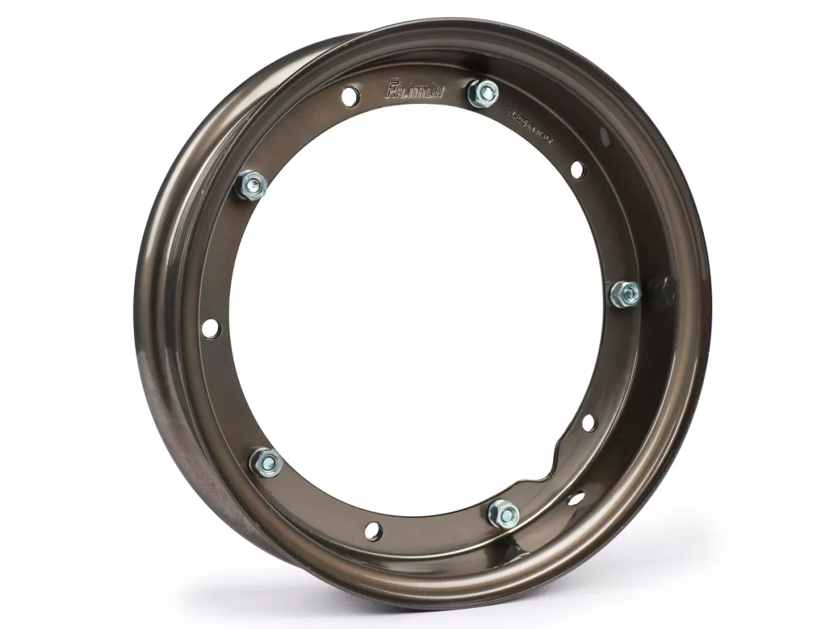 Wiel -FA ITALIA 2.10-10 inch, staal- Vespa (type PX) - Vespa Smallframe V50, 50N, Special, PV, ET3, PK50-125 (S/XL/XL2), Largeframe PX, T5, Sprint, Rally, GT/GTR, LML Star, Deluxe - Titan Style