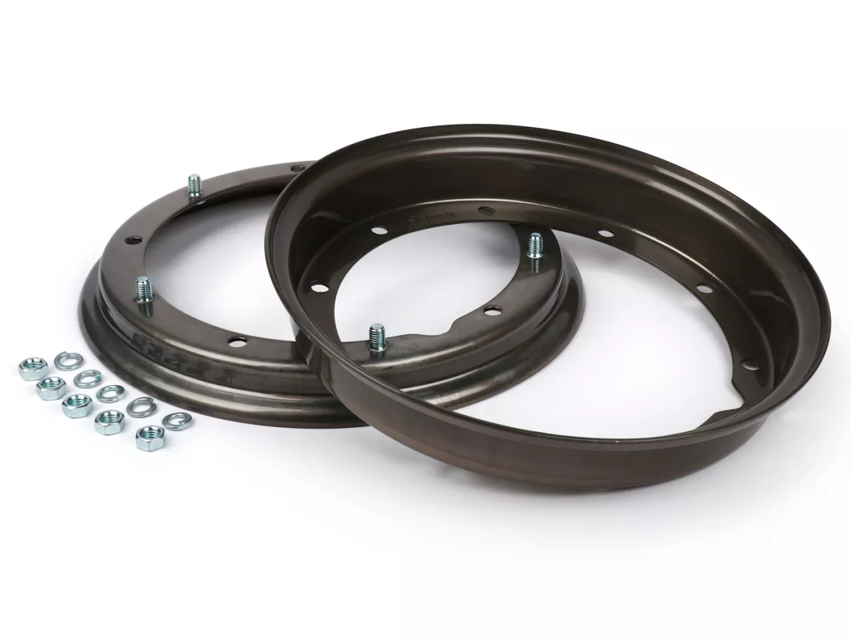 Wiel -FA ITALIA 2.10-10 inch, staal- Vespa (type PX) - Vespa Smallframe V50, 50N, Special, PV, ET3, PK50-125 (S/XL/XL2), Largeframe PX, T5, Sprint, Rally, GT/GTR, LML Star, Deluxe - Titan Style