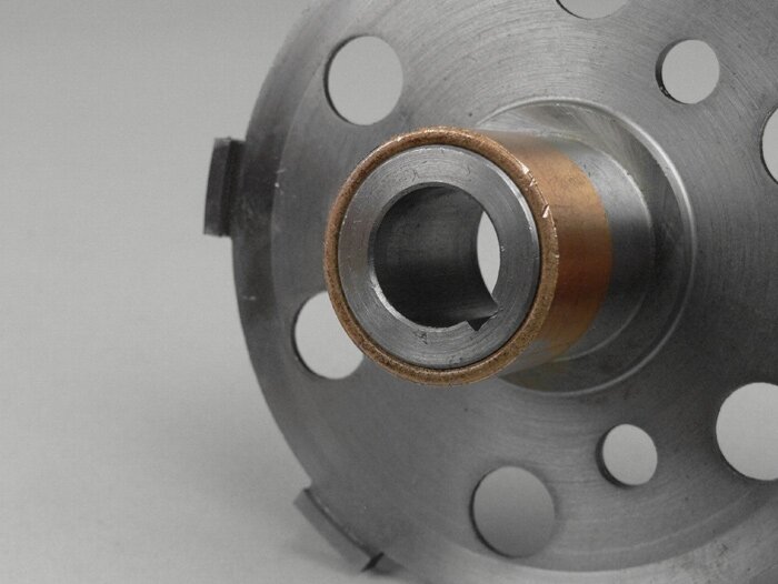 Placa base de embrague -VESPA tipo 6 muelles (Ø108mm, VNB4, VNB5, VNB6, GT125, GTR125, Super, TS125, VBB2T, GL125, GL150, Sprint125, Sprint 150, Super125, Super150)- (tipo Sprint)