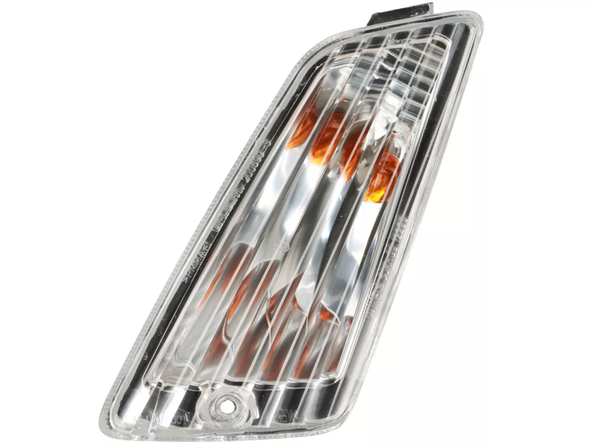 Indicador -PIAGGIO Triom- Vespa GT, GTL, GTV, GTS 125-300 (-2013) - blanco - cristal transparente - delantero, izquierdo