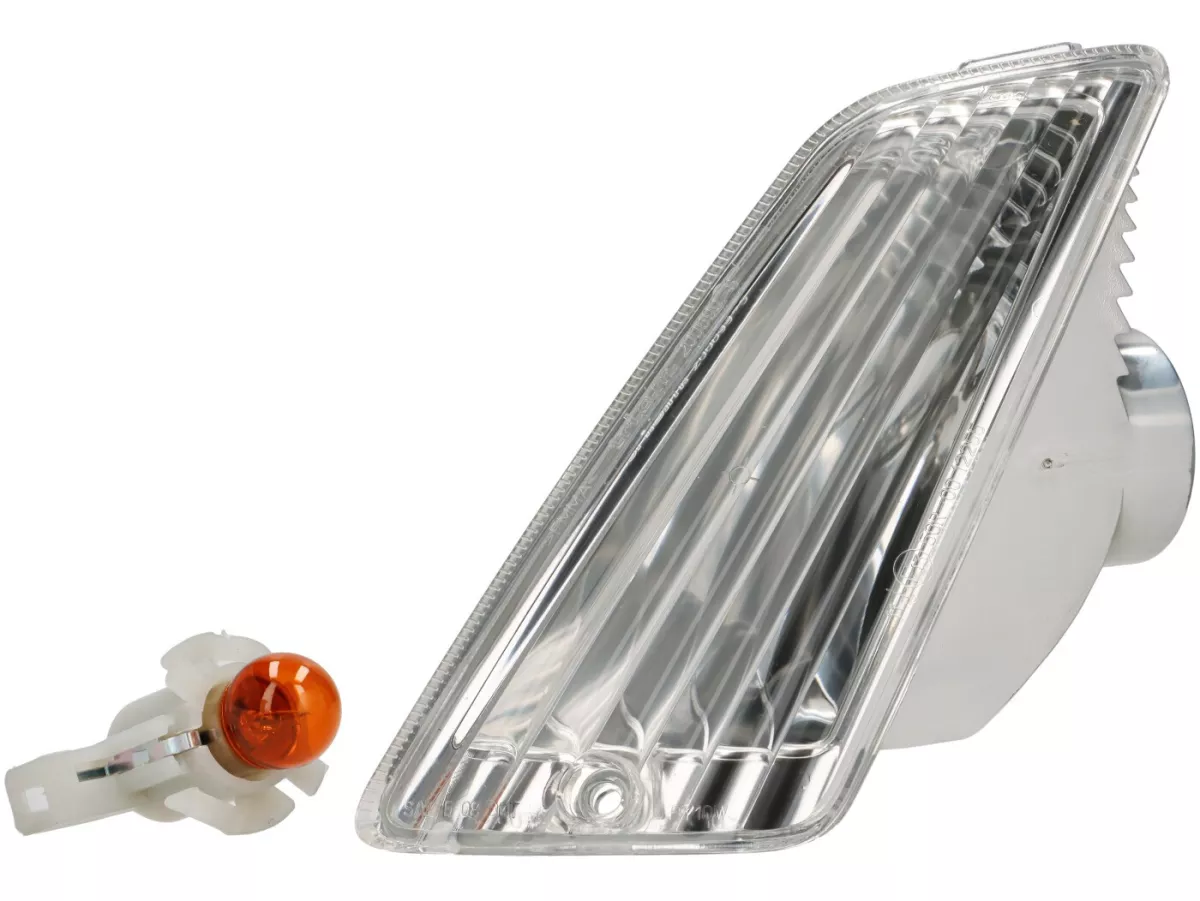 Indicador -PIAGGIO Triom- Vespa GT, GTL, GTV, GTS 125-300 (-2013) - blanco - cristal transparente - delantero, izquierdo