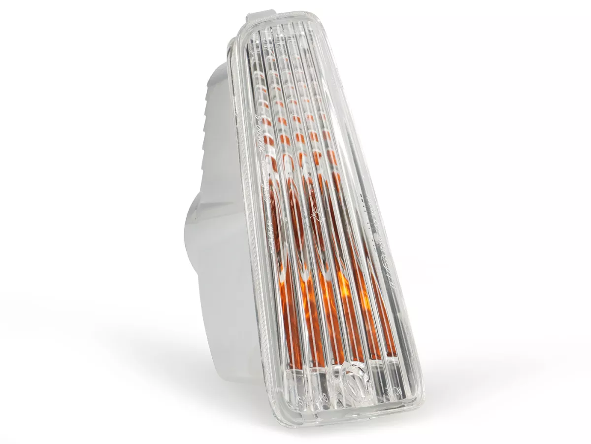 Indicador -PIAGGIO Triom- Vespa GT, GTL, GTV, GTS 125-300 (-2013) - blanco - cristal transparente - delantero, izquierdo