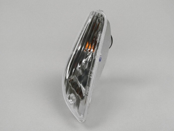 Blinkers -PIAGGIO- Vespa LX, LXV, S - vit - klarglas - fram, höger