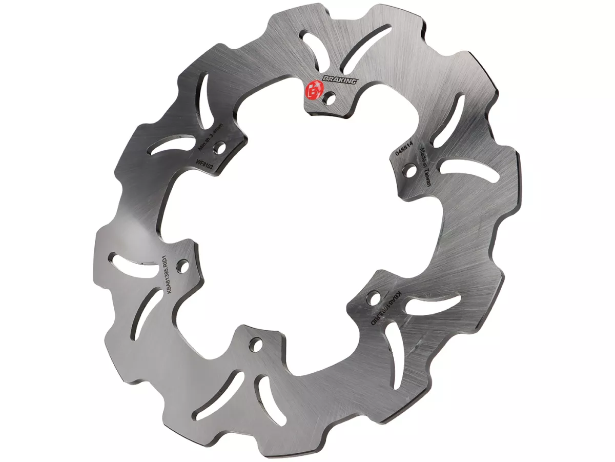 Rem cakram -BRAKING Wave Ø220/105mm 6o- Vespa GT125 (vh), GT200 (vh), GTL125 (vh), GTL200 (vh), GTS125 (vh), GTS250 (vh), GTS125 i.E. Super (vh), GTS300 i.E. Super (vh), GTS125 i.E. Super Sport (vh), GTS300 i.E. Super Sport (vh), GTV125 (vh), GTV250 i