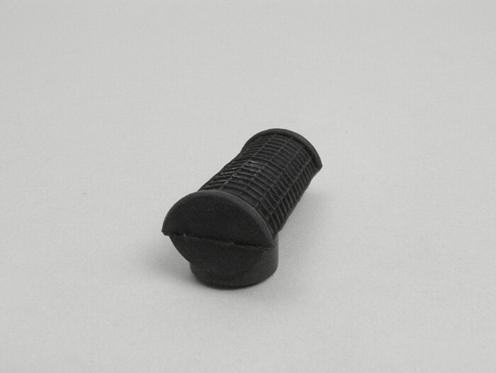 Rempedaal rubber -OEM KWALITEIT- Vespa V50 (V5A1T tot nr. 92877), V50 S (V5SA1T tot nr. 15325), , Motovespa 160, 160 GT (09C), 50 (06C, 07C), 75 (08C), 125 Super (762C), 75 U-2 (PR9), 75 Primavera T3 (PN9)