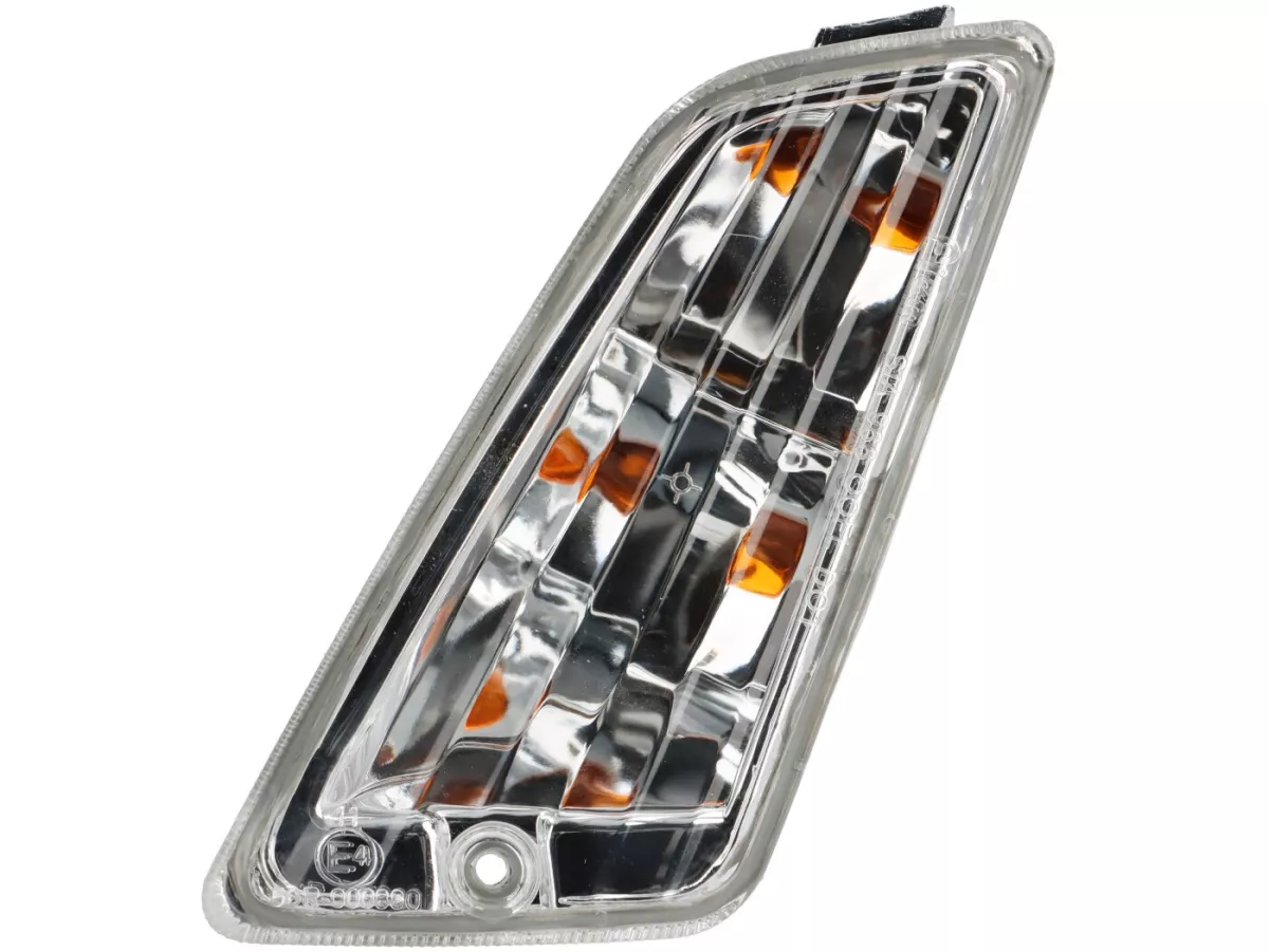 Clignotant -PIAGGIO Siem- Vespa GT, GTL, GTV, GTS 125-300 (-2013) - incolore - cabochon pas strié - avant gauche