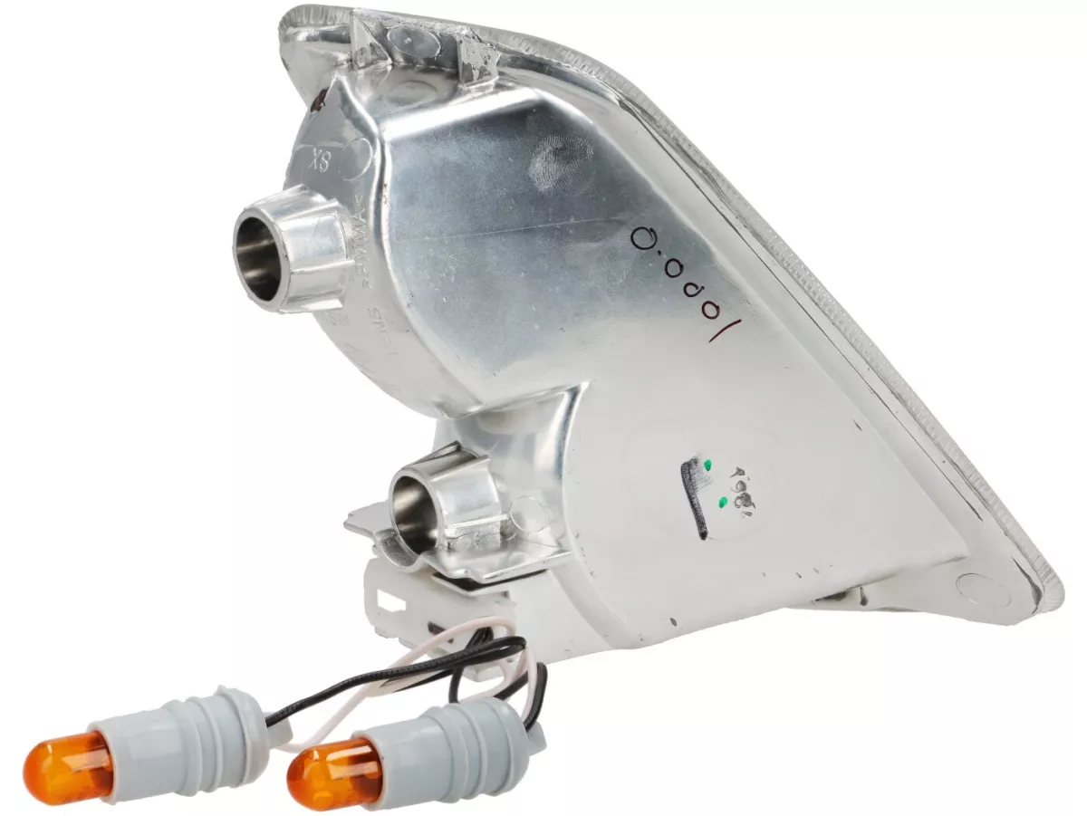 Clignotant -PIAGGIO Siem- Vespa GT, GTL, GTV, GTS 125-300 (-2013) - incolore - cabochon pas strié - avant gauche