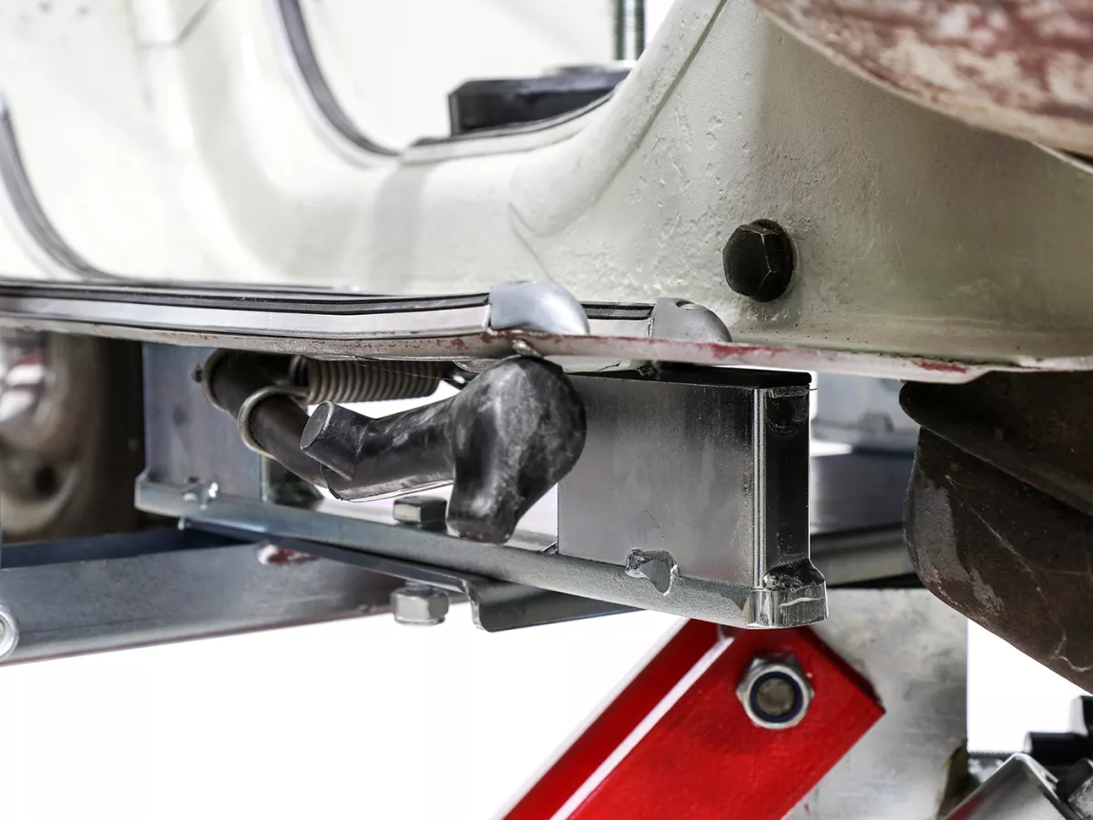 Lift -FA ITALIA Vespa- Vespa Smallframe, Largeframe, Wideframe 50-200ccm - 360° swivel, load capacity up to 350kg, lifting range 25-100cm, tiltable