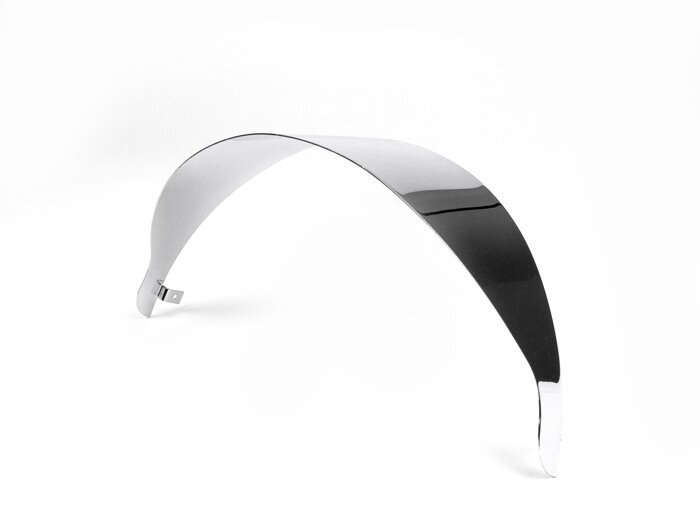 Headlight visor -CLASSIC- Vespa GT, GTL, GTS 125-300 - Chrome