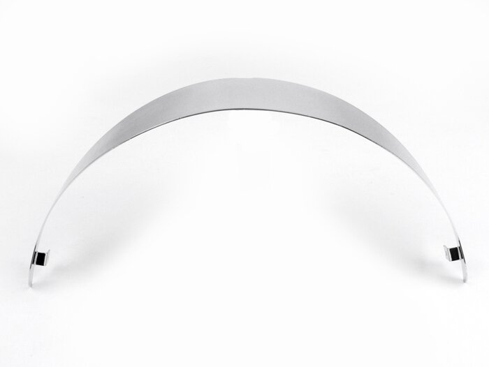 Headlight visor -CLASSIC- Vespa GT, GTL, GTS 125-300 - Chrome