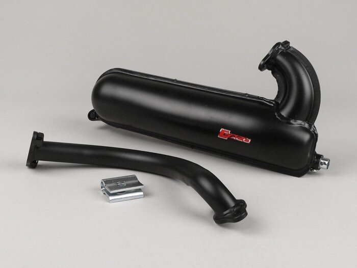 Exhaust -FACO ET3 banana- Vespa V50 - black