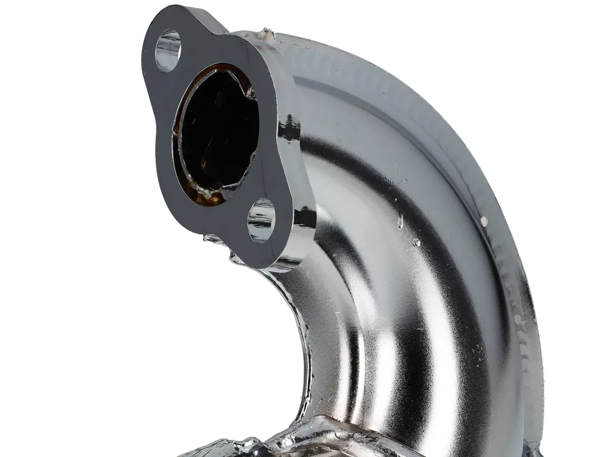 Exhaust -FACO ET3 banana- Vespa PV125, ET3 125 - chrome