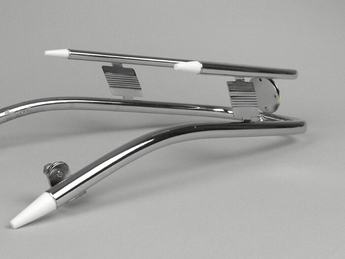 Bumper depan -PIAGGIO- Vespa Rally180 (VSD1T), Rally200 (VSE1T), Sprint150 (VLB1T), TS125 (VNL3T), GTR125 (VNL2T) - Chrome