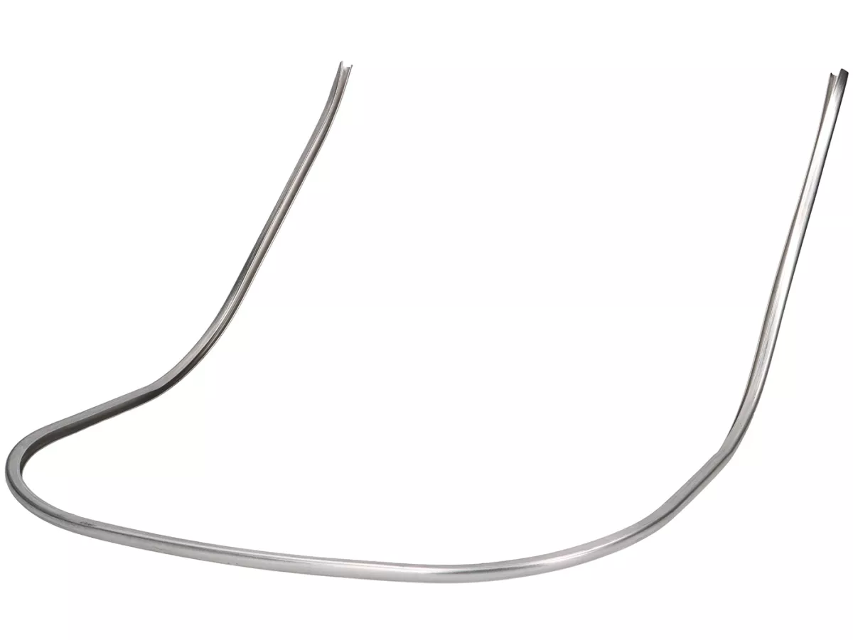 Leg shield beading -PIAGGIO- Vespa V50, V90, PV125, ET3 - aluminium
