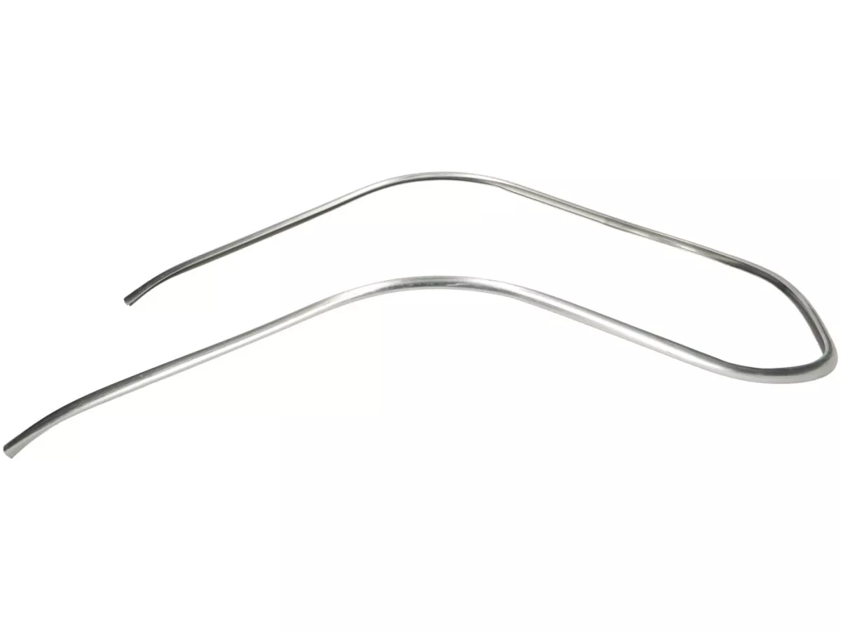 Leg shield beading -PIAGGIO- Vespa V50, V90, PV125, ET3 - aluminium
