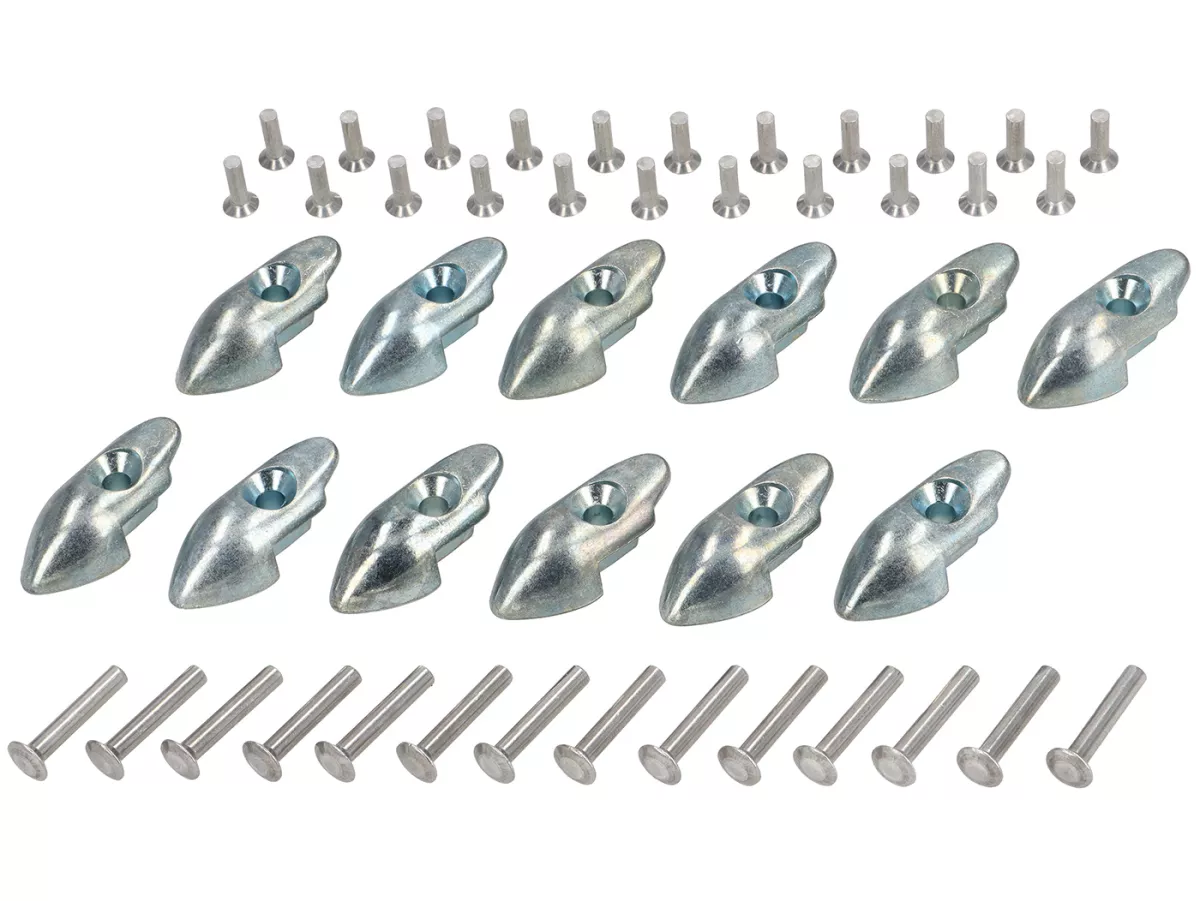 Juego de estriberas -calidad original- Vespa Rally180 (VSD1T), Rally200 (VSE1T), Sprint150 (VLB1T), TS125 (VNL3T), GT125 (VNL2T), GTR125 (VNL2T), SS180 (VSC1T)