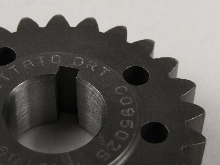 Engrenage primaire -DRT Gear Flame 2,56->2,76- Vespa V50, PV125, ET3, PK50, PK80, PK125 - 25 dents