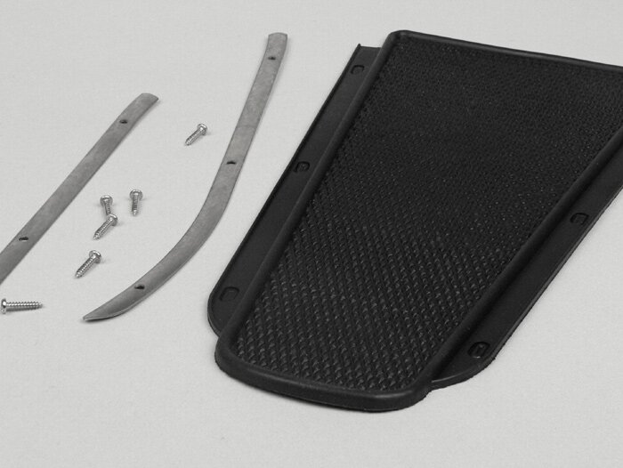 Central floor mat set -OEM QUALITY- Vespa V50, PV125, ET3 - black