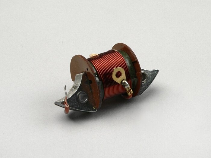 Voedingsspoel -OEM KWALITEIT- Vespa SS90 (Duitse modellen), Vespa 125 (VNB6 vanaf 33900), Super 125 (VNC modellen zonder batterij), GTR125 (VNL2T vanaf 30001), Vespa 150 (VBB2 vanaf 265815), Super 150 (VBC modellen zonder batterij), Sprint (VLB1 vanaf nr.