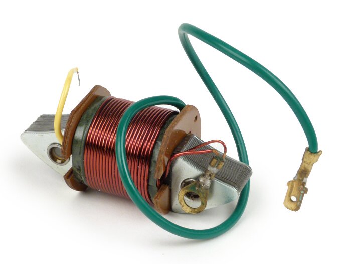 Ignition coil - Light coil 1° -CEAB- Vespa V90 (till no. 71249), Vespa 125 (VNB1T till VNB4T), Vespa 150 (VBB1T), Rally180 (VSD1T)