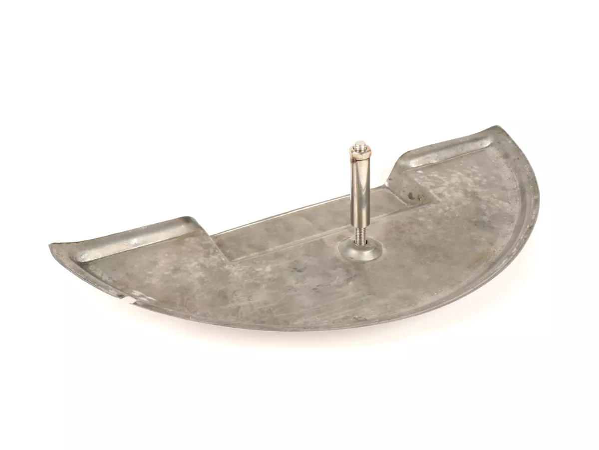 Reservewielafdekking -SPAQ- Vespa PX80, PX125, PX150, PX200 - roestvrij staal