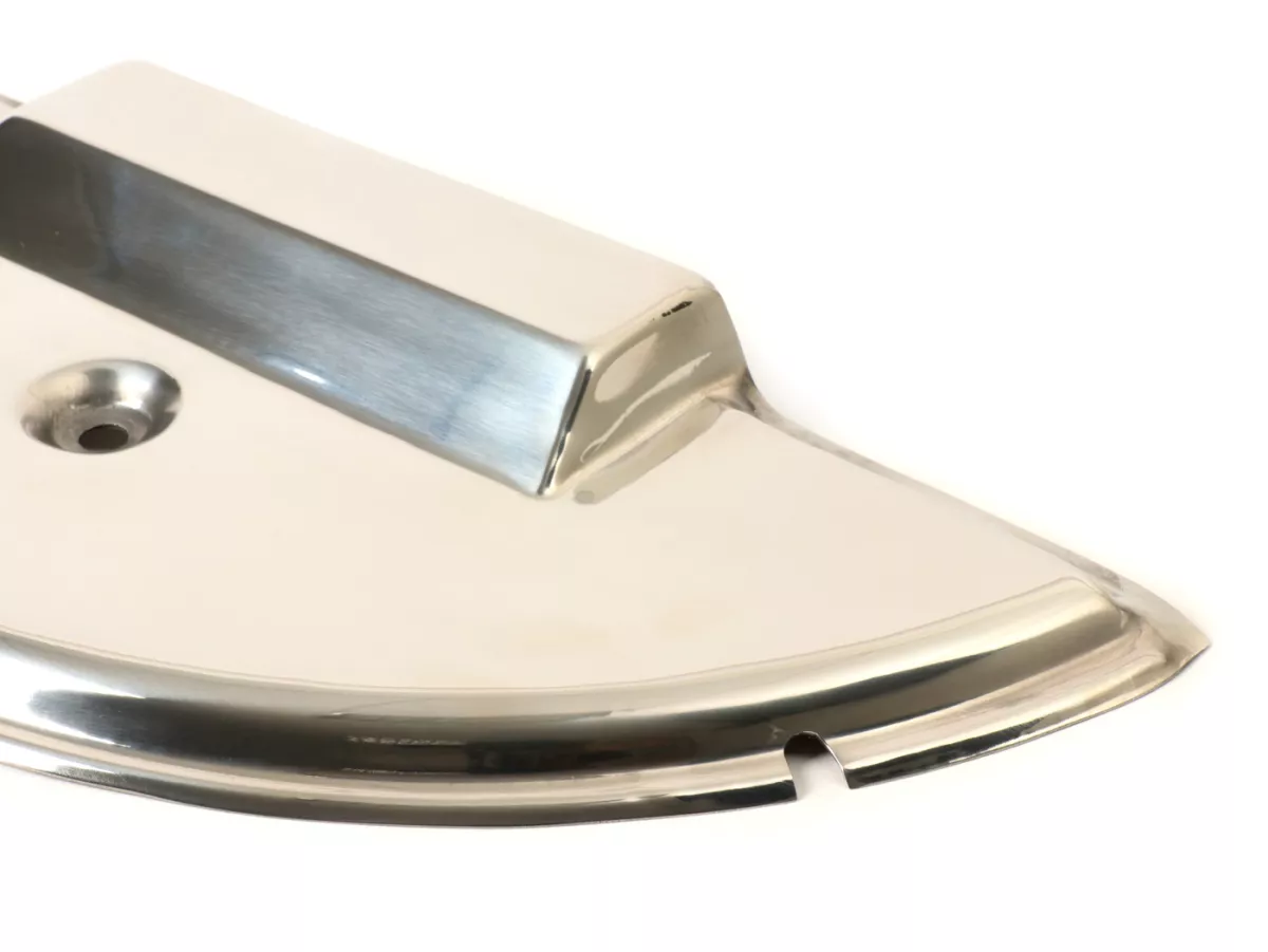 Reservewielafdekking -SPAQ- Vespa PX80, PX125, PX150, PX200 - roestvrij staal
