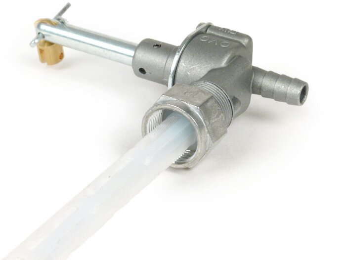 Rubinetto carburante -FAST FLOW V2.0 90°- Lambretta LI, LIS, SX, TV (Serie 2-3), DL, GP - senza leva