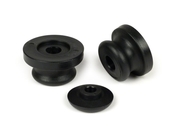 Set of spare rollers for aluminium flanging pliers for legshield trim -OEM QUALITY- all Vespa models