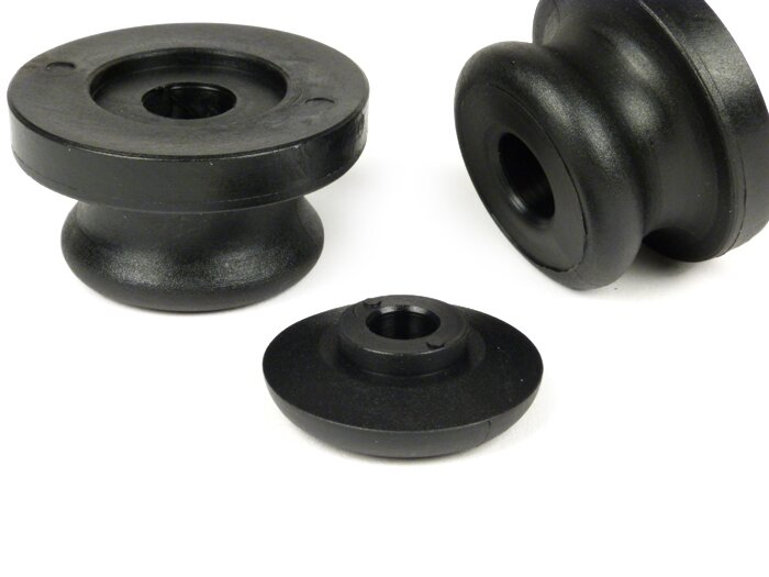 Set of spare rollers for aluminium flanging pliers for legshield trim -OEM QUALITY- all Vespa models