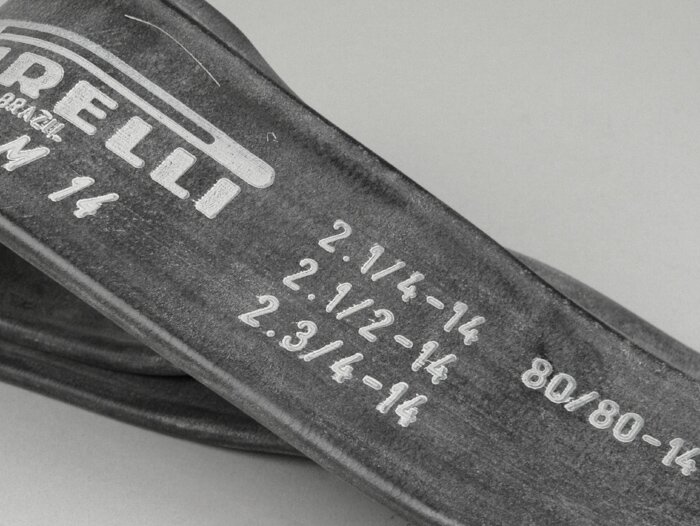 Binnenband -PIRELLI- 2,5 - 14, 2,25 - 14, 2,75 - 14, 80/80 - 14