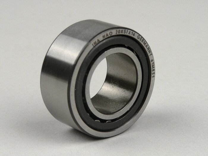 Nållager -NAO 20-37-16- (20x37x16mm) - (används för vevaxelns generator sida Lambretta Lui 50-75, J50, J100, J125 - används till 03.1969