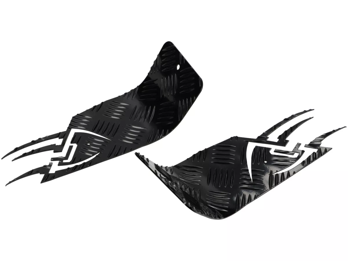 Runningboard alloy -DF OPTICPARTS Style 16- Peugeot Speedfight1-2 - front part - black