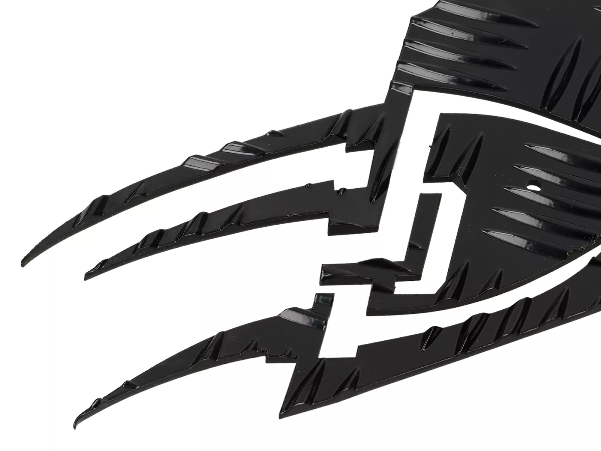 Runningboard alloy -DF OPTICPARTS Style 16- Peugeot Speedfight1-2 - front part - black