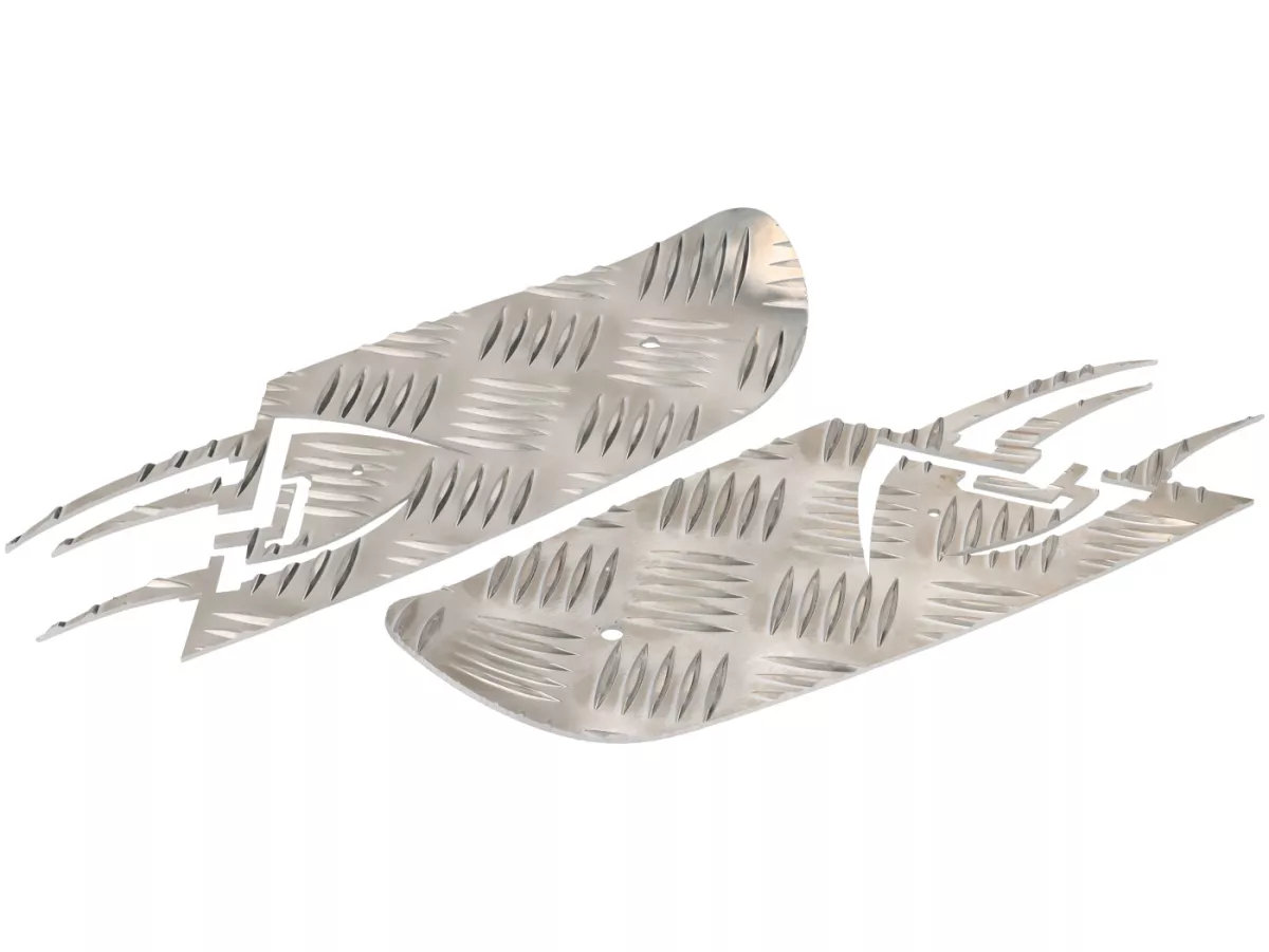 Täckplåt aluminium -DF OPTICPARTS Style 16- Peugeot JetForce - framdel - aluminium