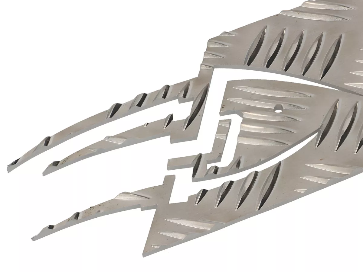 Täckplåt aluminium -DF OPTICPARTS Style 16- Peugeot JetForce - framdel - aluminium