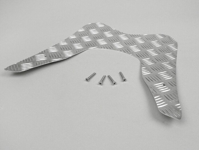 Aluminium med rutmönster -DF OPTICPARTS- Yamaha Neo's (fr.o.m. 07.2007), MBK Ovetto (fr.o.m. 07.2007)