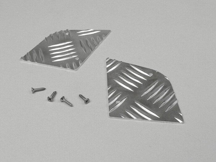 Marchepieds aluminium passager -DF OPTICPARTS- Sachs Speedforce - tôle gaufrée