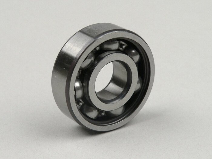 Rodamiento de bolas -6201 RSR (encapsulado por un lado)- (12x32x10mm) - (utilizado para rueda delantera / tambor de freno Lambretta all, Vespa PX (hasta 1982))