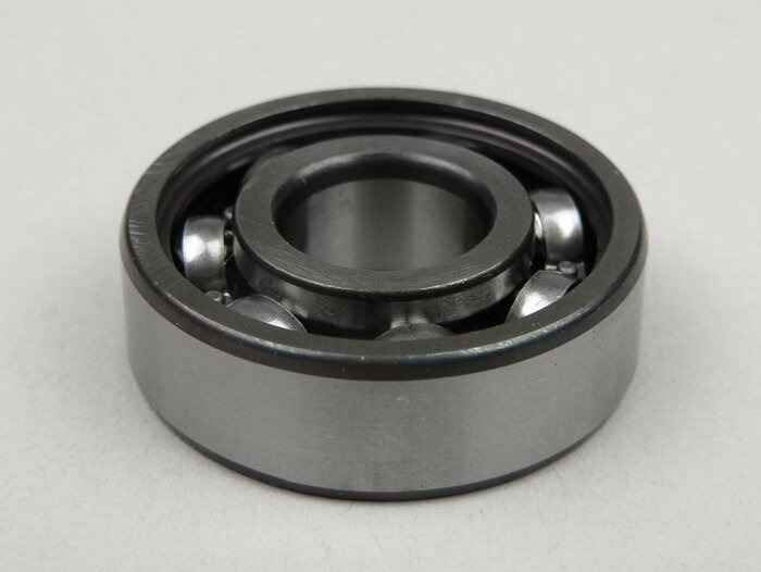 Rodamiento de bolas -6201 RSR (encapsulado por un lado)- (12x32x10mm) - (utilizado para rueda delantera / tambor de freno Lambretta all, Vespa PX (hasta 1982))
