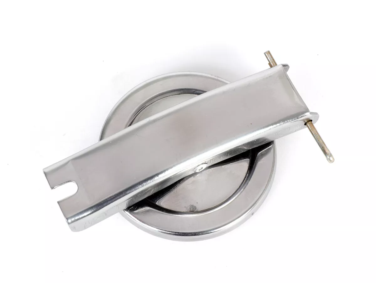Bouchon de réservoir -SPAQ- Vespa Wideframe (1948-1984) - Wideframe V1-V33, VM, VN, VL, VD, Largeframe VNA, VNB, VNS, VBB, VBA, VGLA, GT/GTR/TS (VNL), Super (VNC,VBC), GL (VLA),GL ACMA (VGL), GS150 (VS1-5), Sprint (VLB), PX80 (V8X), PX125 (VNX), PX150 (VL