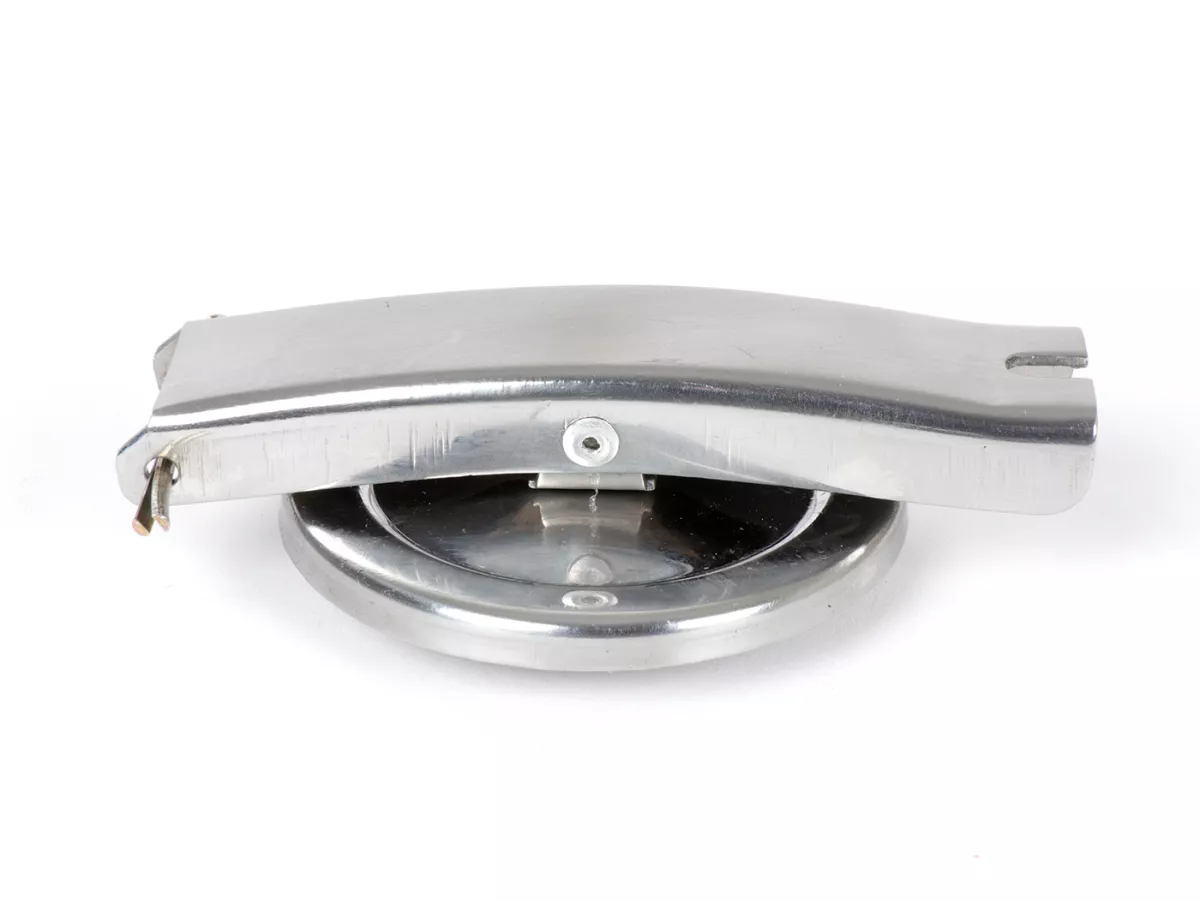Bouchon de réservoir -SPAQ- Vespa Wideframe (1948-1984) - Wideframe V1-V33, VM, VN, VL, VD, Largeframe VNA, VNB, VNS, VBB, VBA, VGLA, GT/GTR/TS (VNL), Super (VNC,VBC), GL (VLA),GL ACMA (VGL), GS150 (VS1-5), Sprint (VLB), PX80 (V8X), PX125 (VNX), PX150 (VL