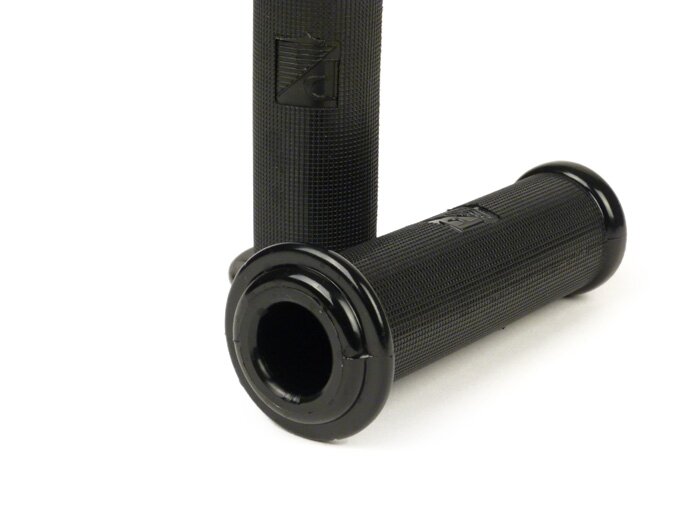 Handvatten -HURRICANE Ø=24mm, l=mm, Piaggio 4-hoek- Vespa 50N, 50L, 50R, SS50, SS90, PV125, VNA, VNB1-2, GT125 (VNL2T), GL150 (VLA1T), Super 125/150 (VNC1T/VBC1T), Sprint150 (VLB1T), SS180 (VSC1T) - ook geschikt voor Vespa PX, PK - Zwart