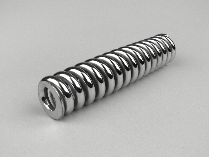 Shock absorber spring front -HURRICANE l=180mm- Vespa GL - Chrome