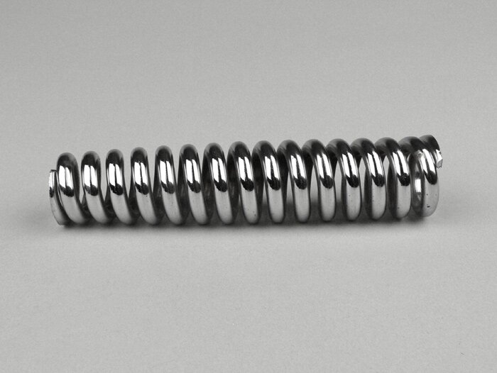 Shock absorber spring front -HURRICANE l=180mm- Vespa GL - Chrome
