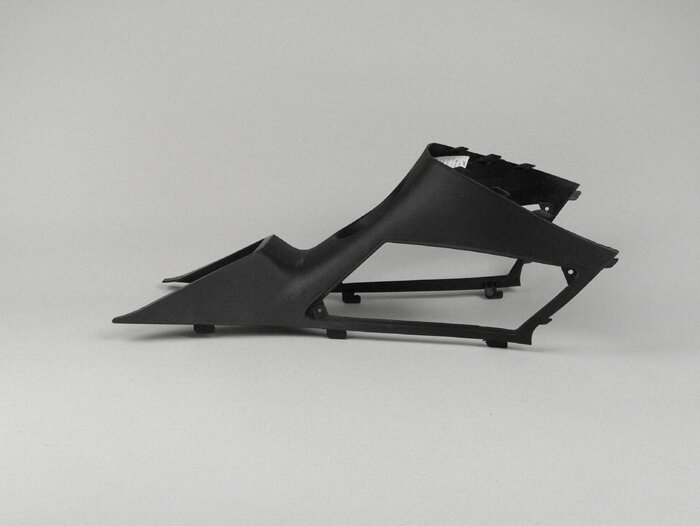 Inner legshield cover rear part -GILERA- Runner (2006-) (ZAPC461, ZAPC462, ZAPM461, ZAPM462, ZAPM463, ZAPM464) - black