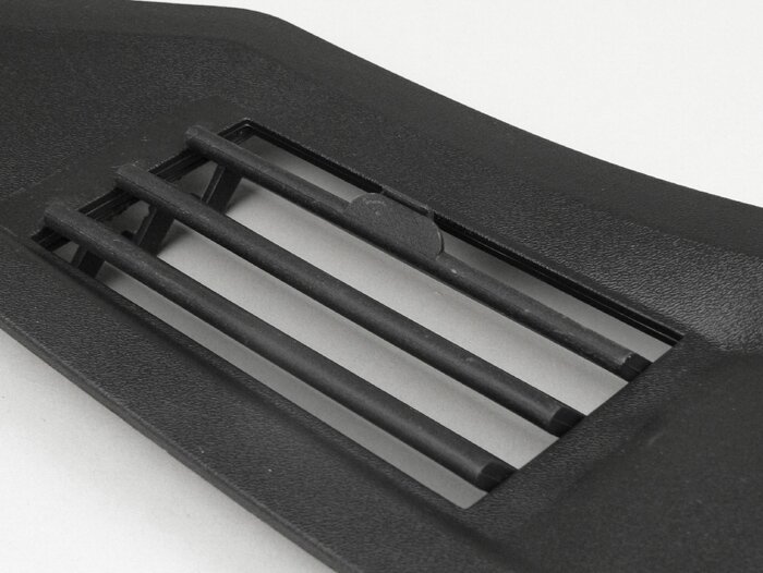 Air intake grid rhs -GILERA- Runner (2006-) (ZAPC461, ZAPC462, ZAPM461, ZAPM462, ZAPM463, ZAPM464) - black