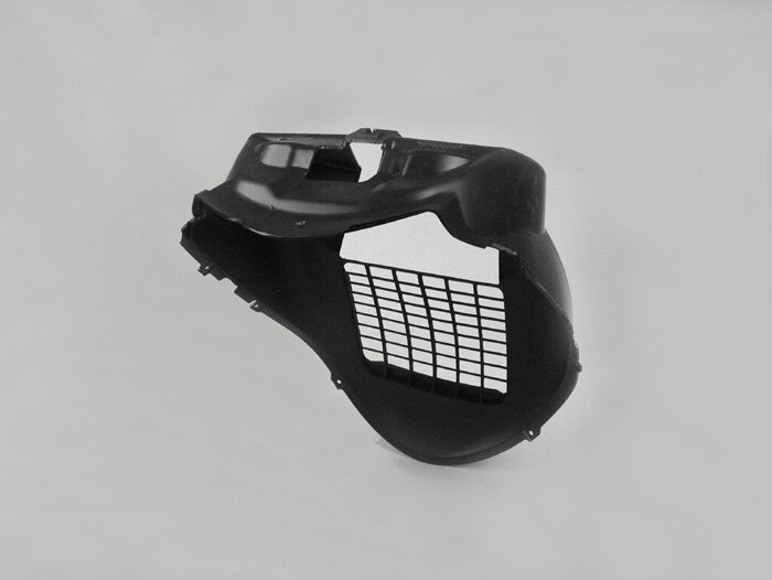 Legshield lower fairing -GILERA- Runner (2006-) (ZAPC461, ZAPC462, ZAPM461, ZAPM462, ZAPM463, ZAPM464) - black