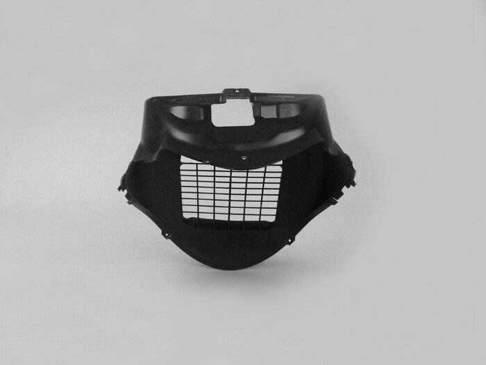 Legshield lower fairing -GILERA- Runner (2006-) (ZAPC461, ZAPC462, ZAPM461, ZAPM462, ZAPM463, ZAPM464) - black
